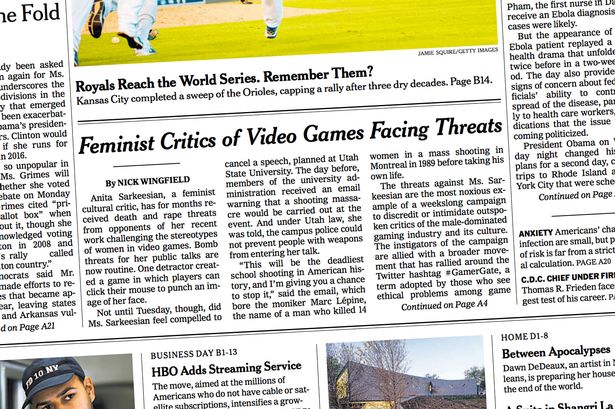 Gamergate New York Times