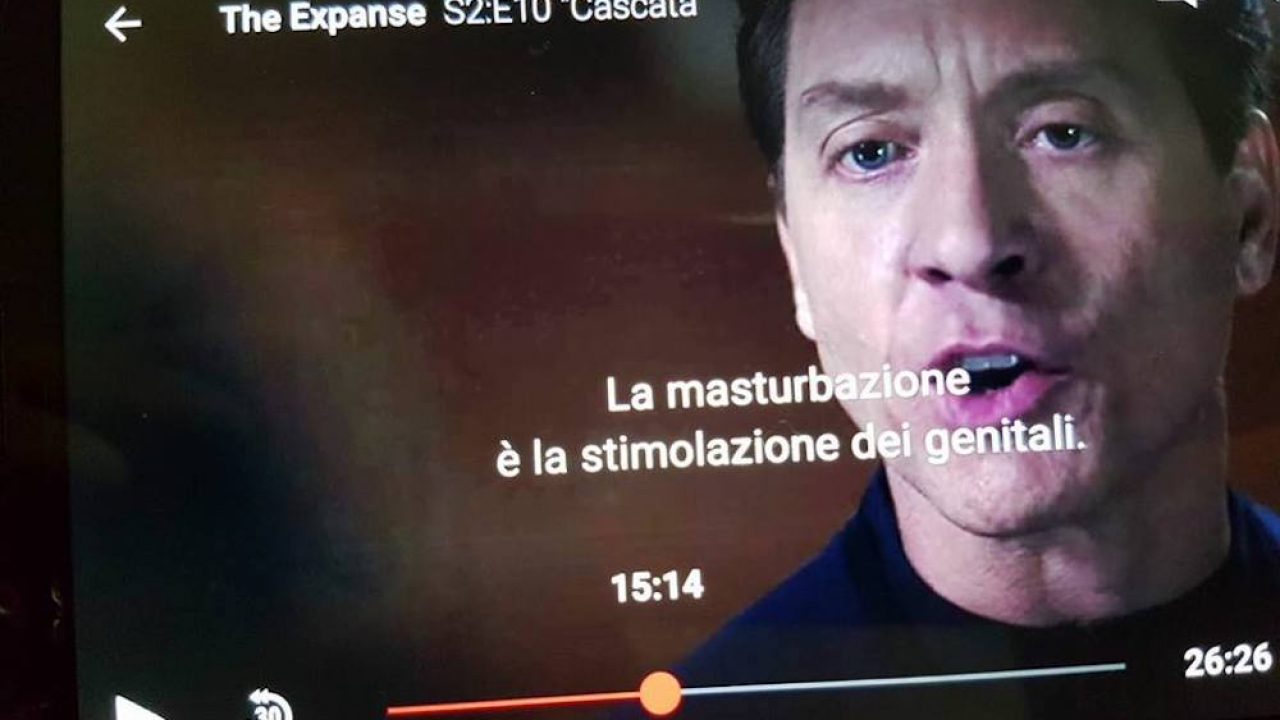 Strani messaggi in sovrimpressione stanno comparendo su Netflix Italia