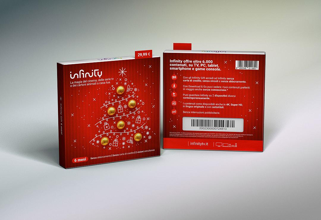 Natale con Infinity: regalare l’intero catalogo con Infinity Gift