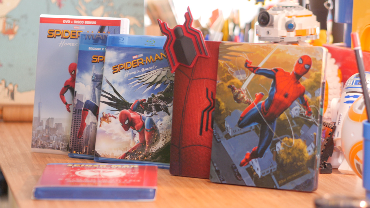 Spider-man Homecoming: versioni Home Video DVD, Blu-Ray e Blu-Ray 4K