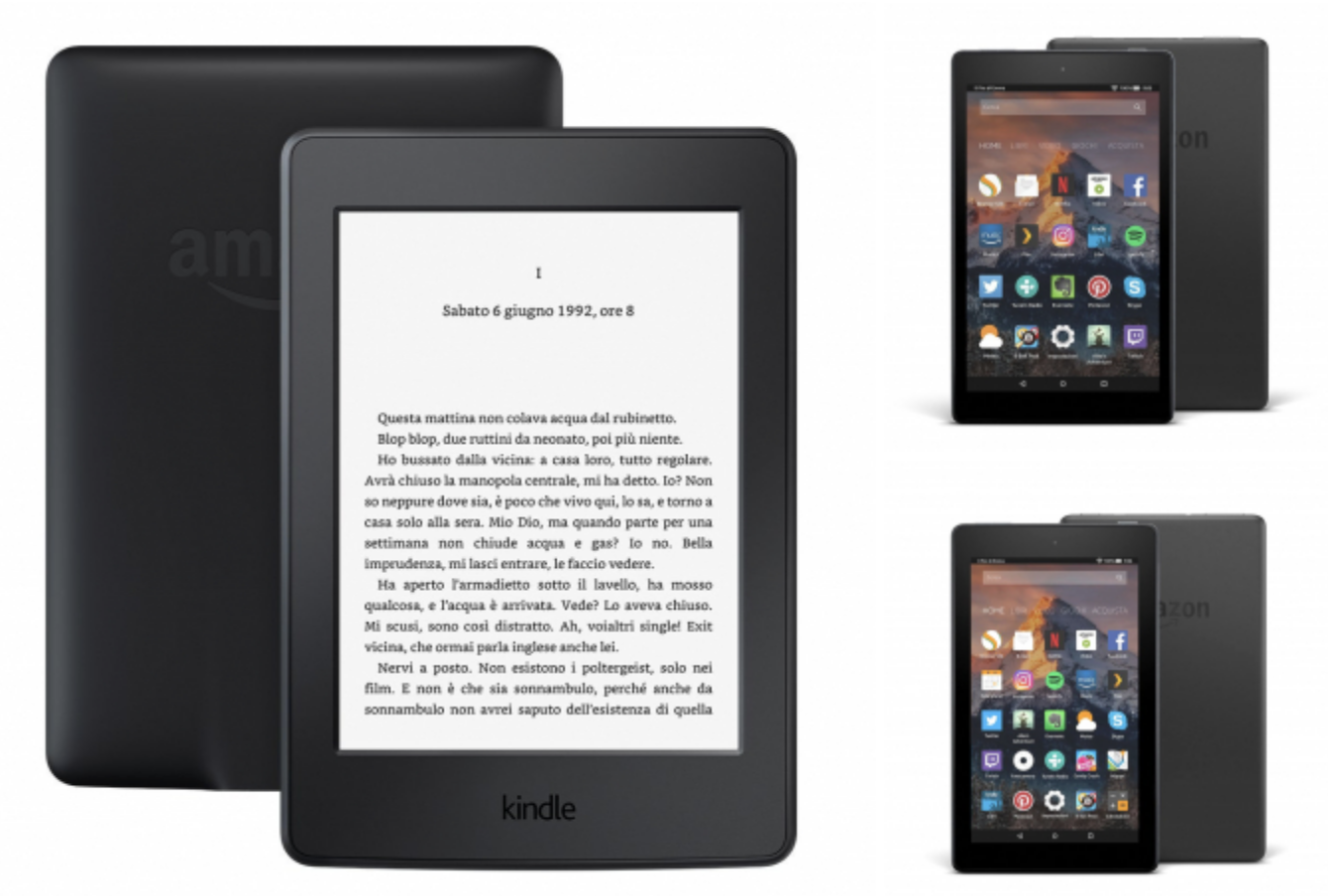 Black Friday: In sconto eReader e Tablet di Amazon