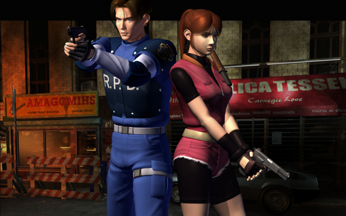 RE2 Leon e Claire