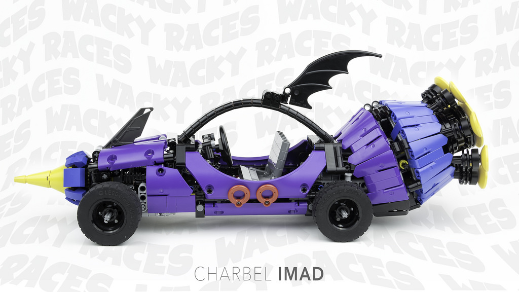 La mitica Numero 00 di Dick Dastardly ricreata con i LEGO Technic