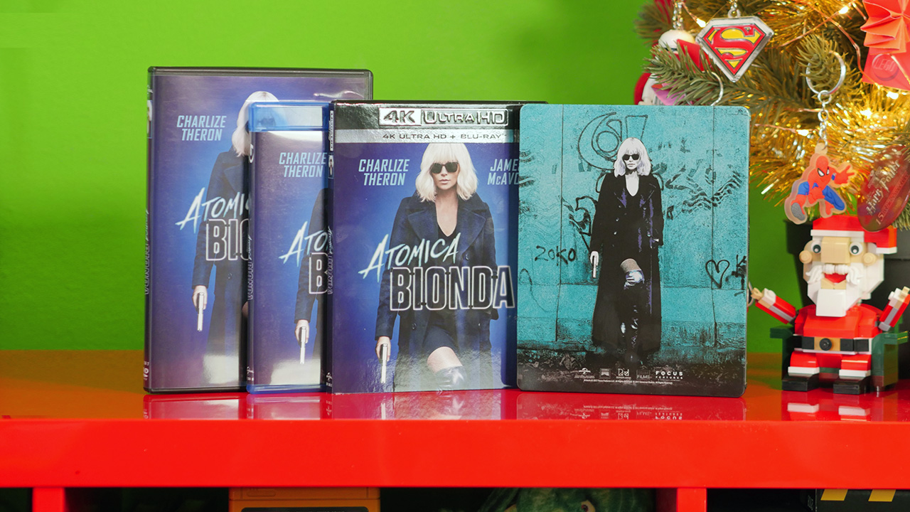 Atomica Bionda: versioni Home Video DVD, Blu-Ray e Blu-Ray 4K