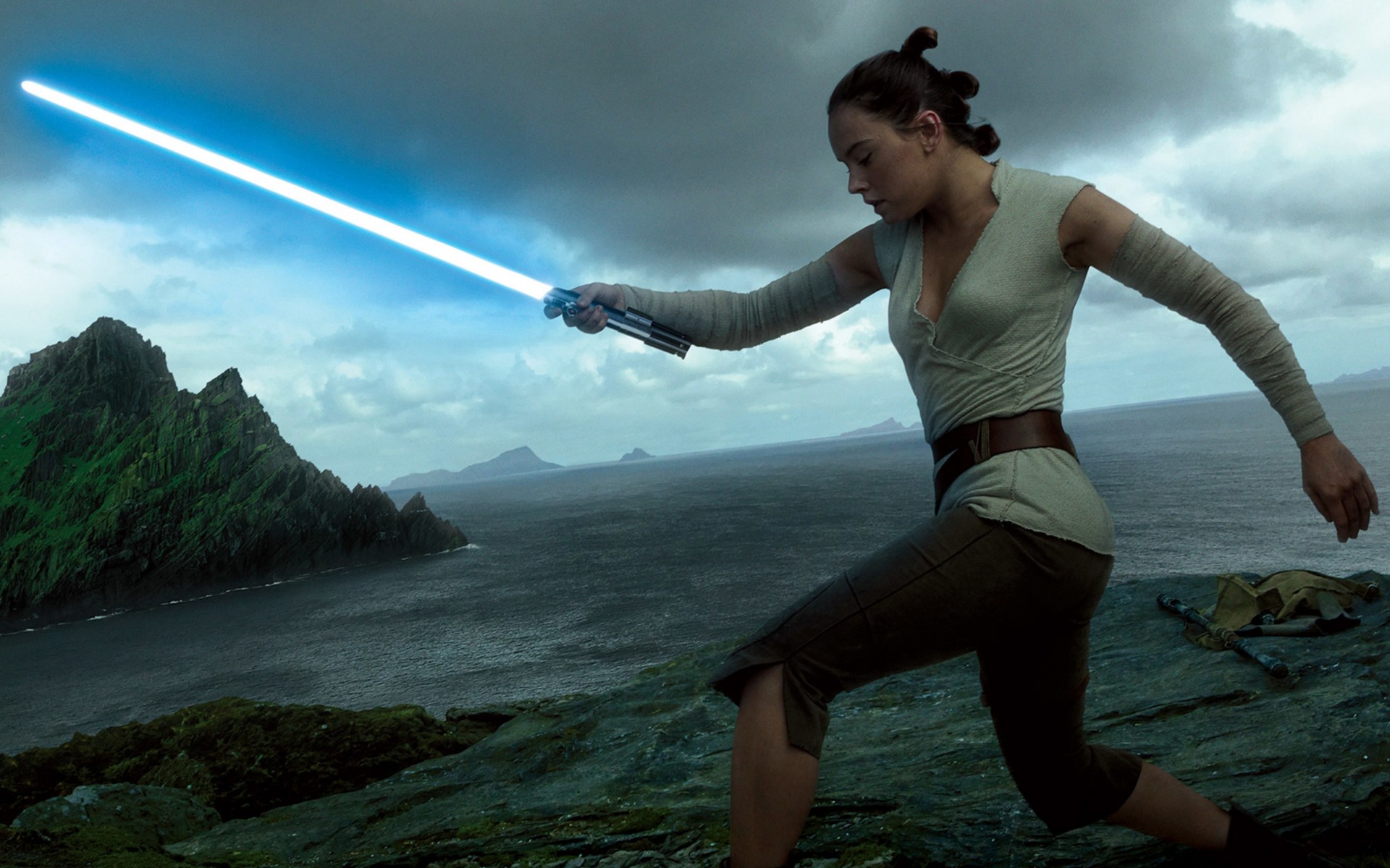 Star Wars: Gli Ultimi Jedi - l'allenamento di Rey