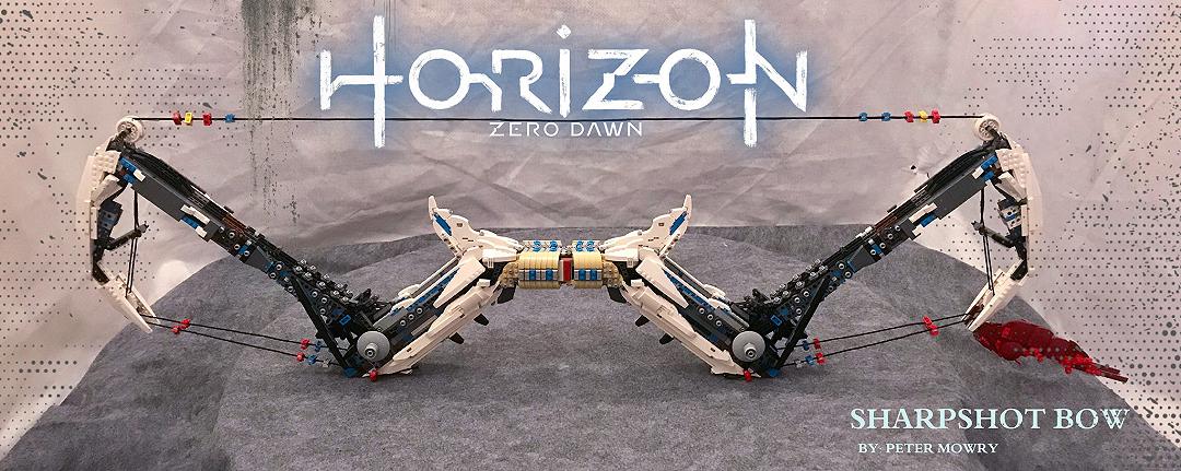 L’arco di Aloy del videogioco Horizon Zero Dawn ricreato in LEGO