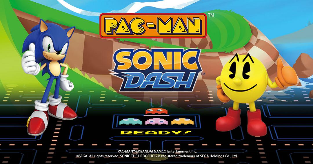 Pac-Man e Sonic insieme per la prima volta su mobile