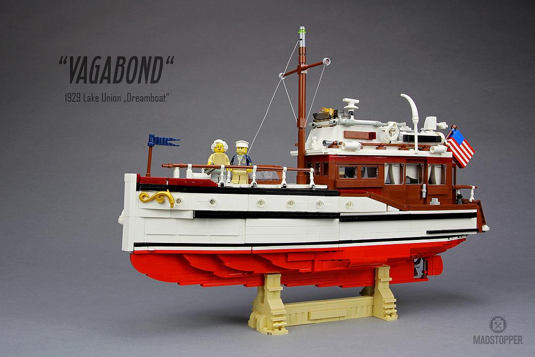 Alla ricerca di balene con la nave MOC LEGO Vagabond