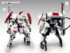 Nuova versione del mecha Lancer LEGO di Lu Sim