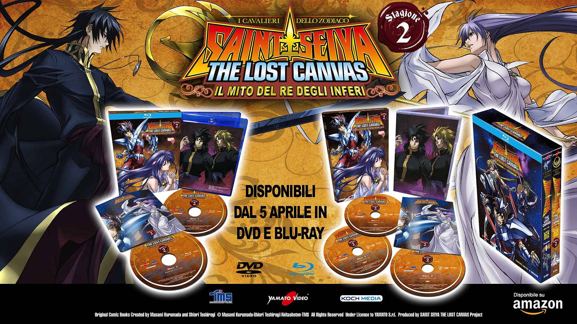 I cavalieri dello zodiaco – The Lost Canvas: Il mito del re degli inferi disponibile dal 5 aprile e già preordinabile