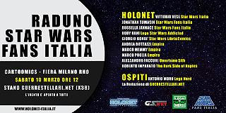 Raduno Star Wars Fans Italia: 10 marzo a Cartoomics