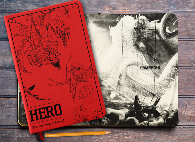 HERO: The Adventurer's Journal, su Kickstarter il diario per giocatori di ruolo