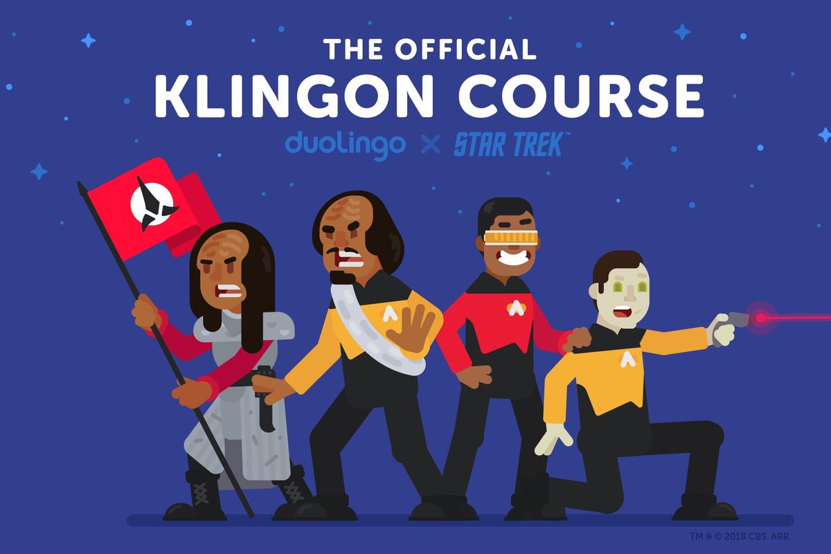 Ora si può imparare il Klingon con Duolingo