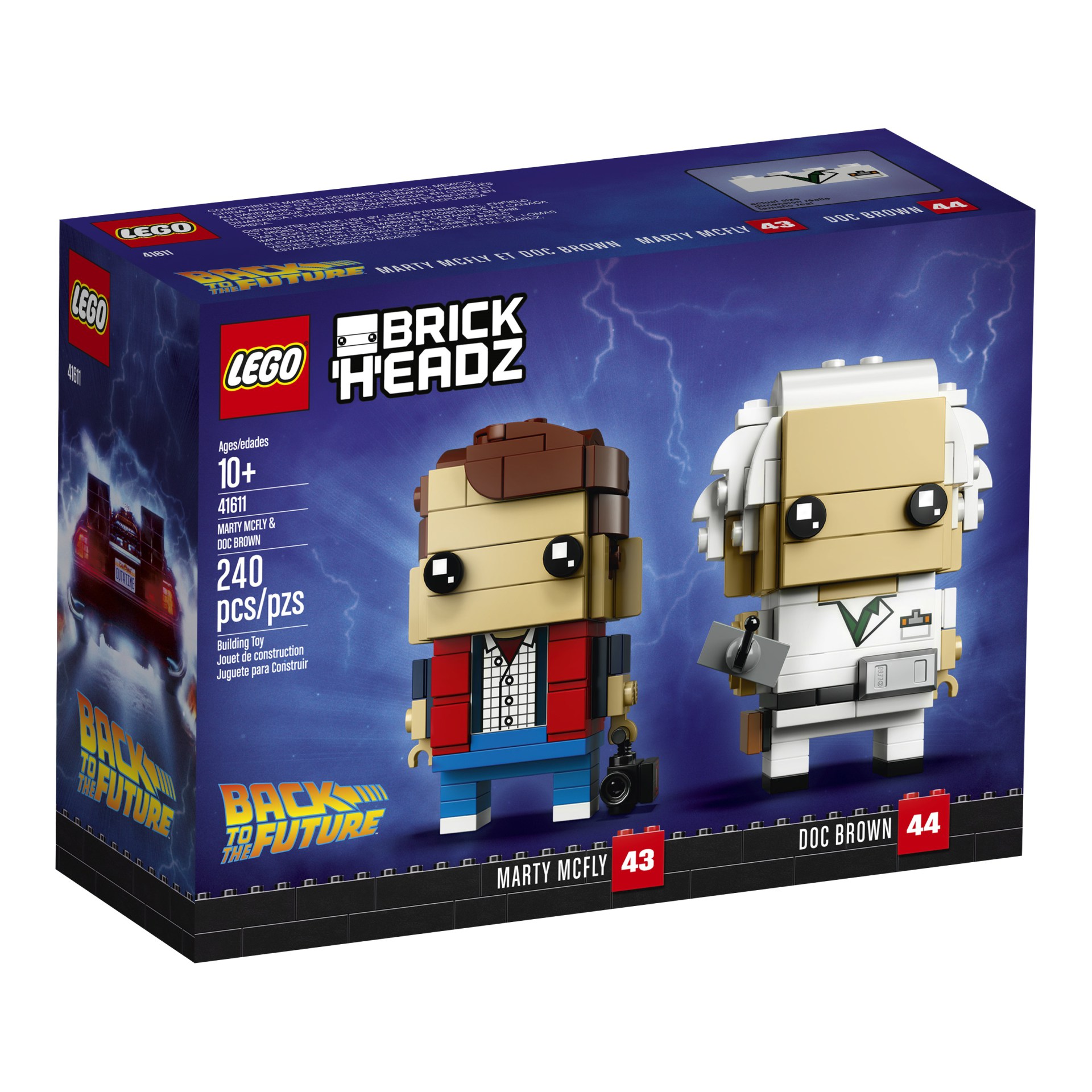 LEGO ufficializza il set Brickheadz 41611 di Ritorno al Futuro