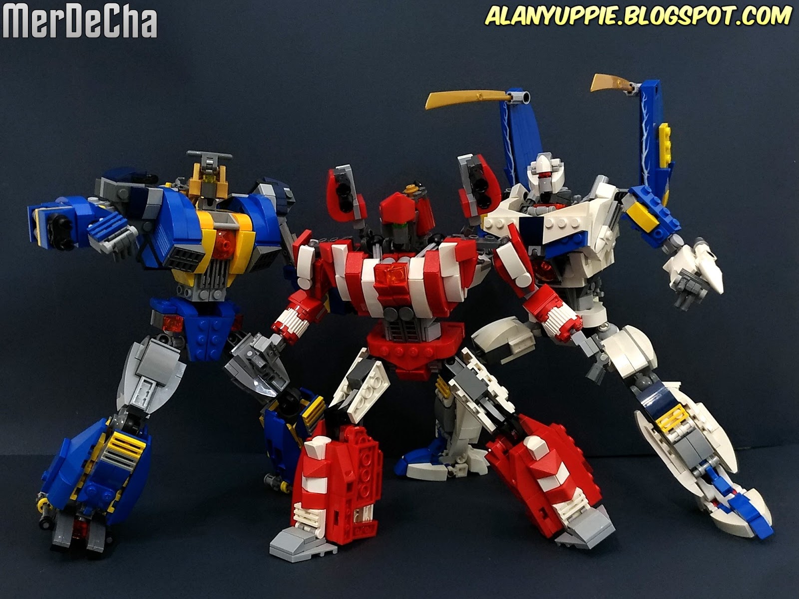 Il robot componibile LEGO MerDeCha di Alan Yuppie