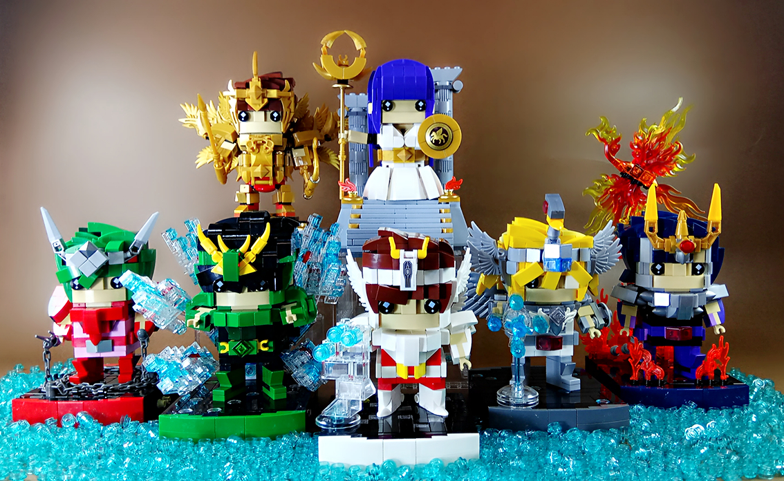 I Cavalieri Dello Zodiaco LEGO in formato Brickheadz