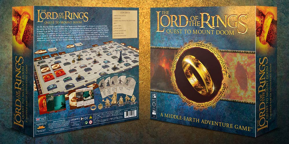 The Lord of the Rings: Quest to Mount Doom, un nuovo gioco da tavolo sul Signore degli Anelli
