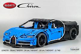 La Bugatti Chiron LEGO ideata da Leviathan