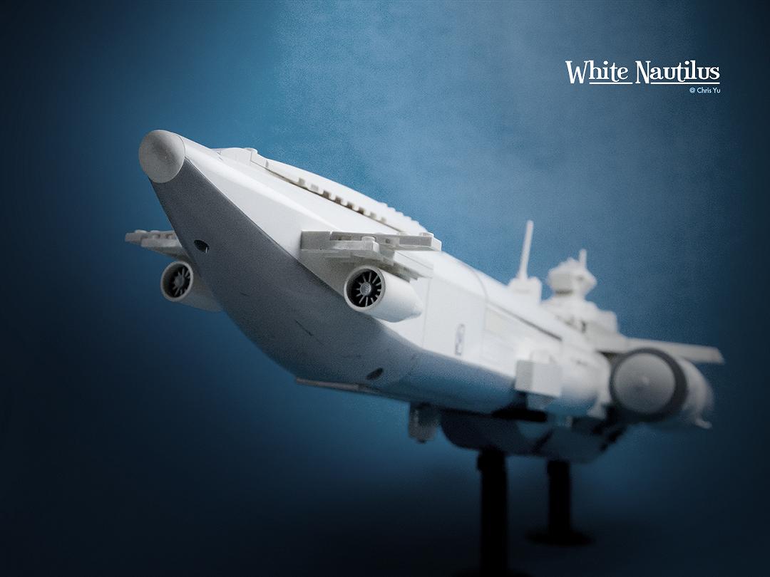 Il White Nautilus del Capitano Nemo in LEGO