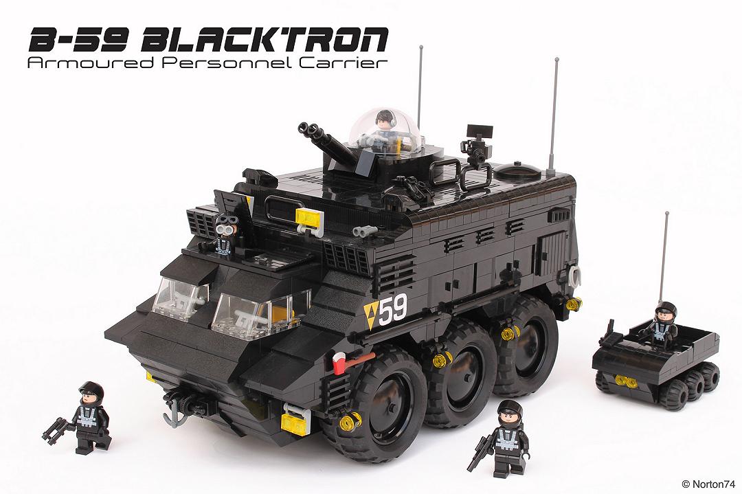 Il carro Blacktron LEGO tratto dalla serie Joe 90 di Norton74