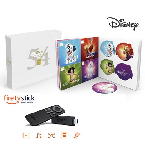 Fire TV Stick in omaggio con il Cofanetto 54 Classici Disney