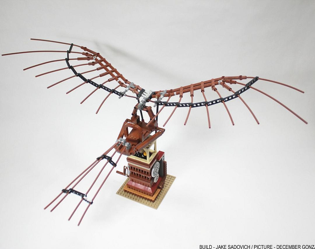 La macchina volante di Leonardo da Vinci su LEGO Ideas