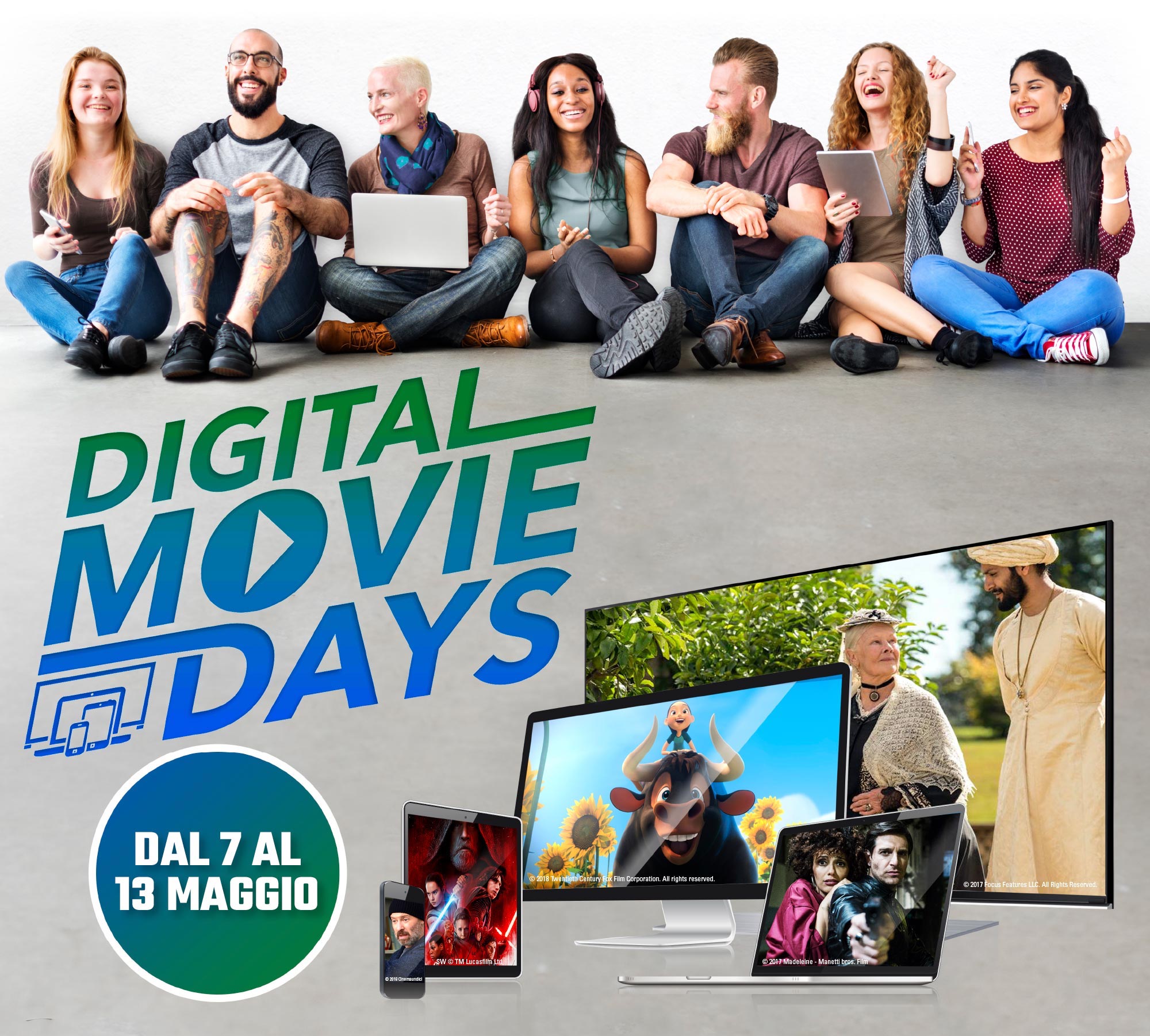 Digital Movie Days: Una settimana di grandi film disponibili sulle principali piattaforme digitali  a prezzi promozionali