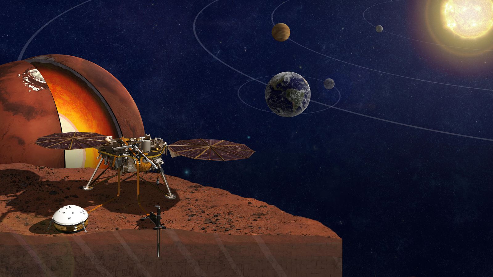 MIssione Insight, iniziata con successo la spedizione per lo studio del sottosuolo di Marte
