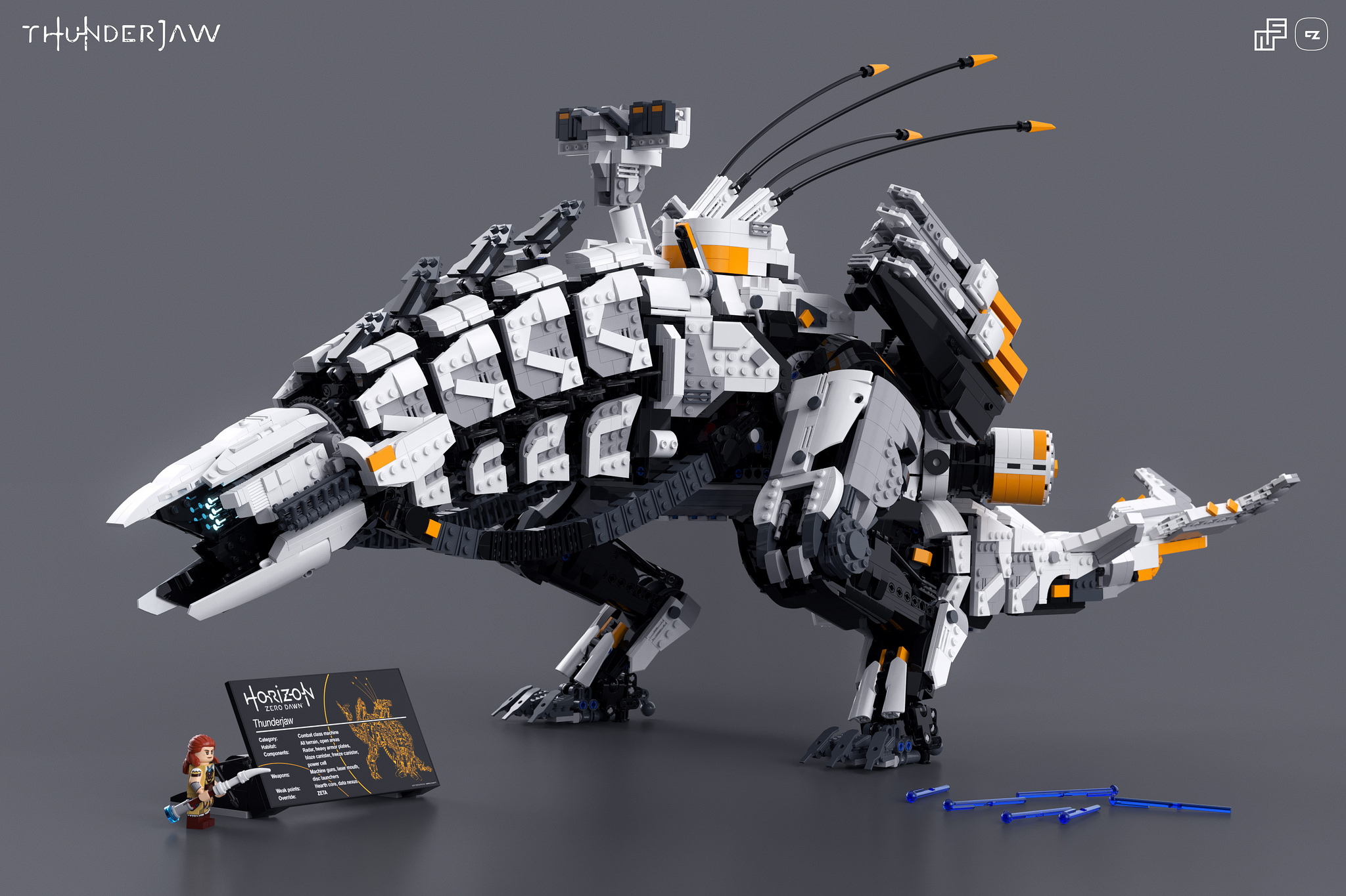 Disponibili le istruzioni del LEGO ThunderJaw UCS di Nicola Stocchi