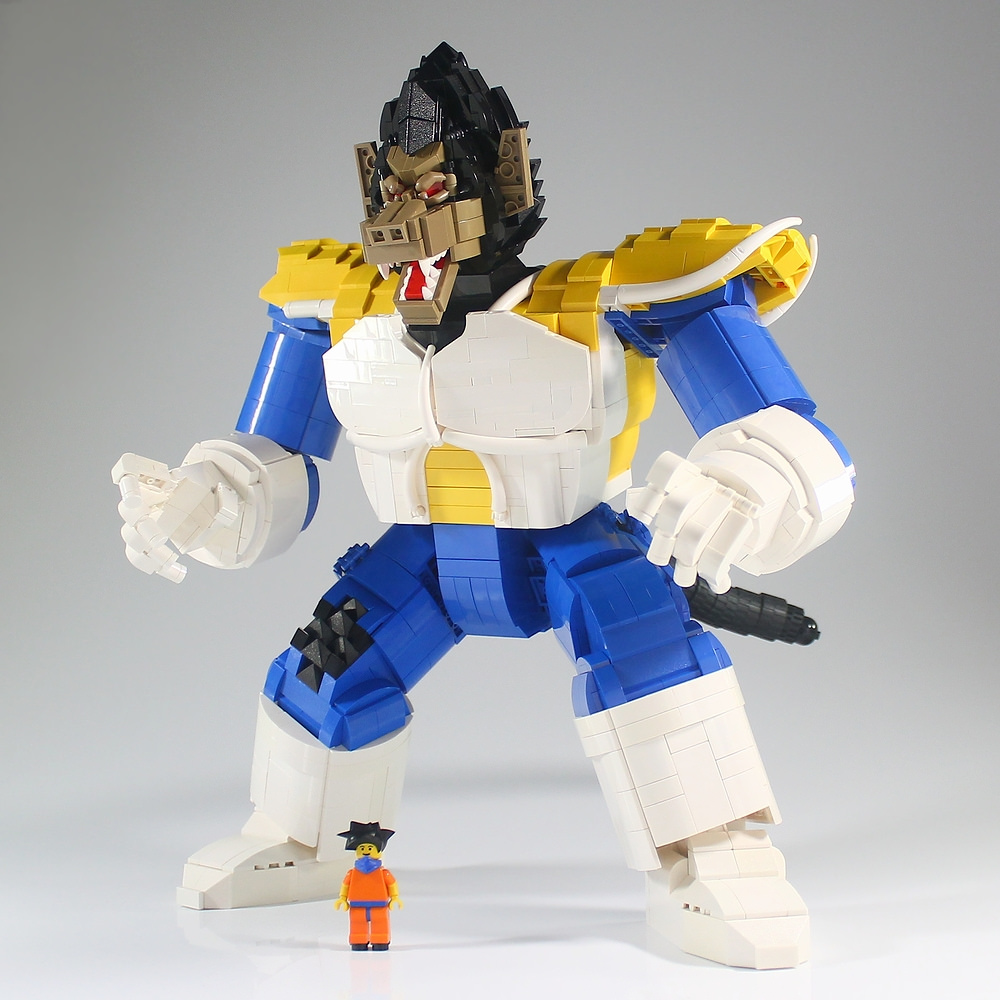 Vegeta dopo la trasformazione in Oozaru (scimmione) LEGO