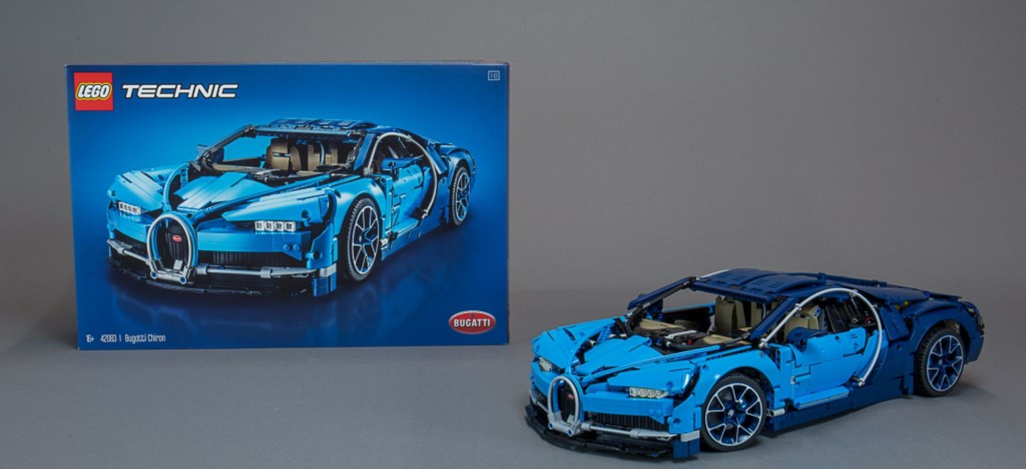 Altre immagini dettagliate della Bugatti Chiron LEGO