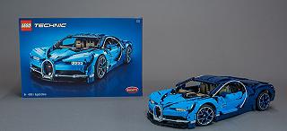 Altre immagini dettagliate della Bugatti Chiron LEGO