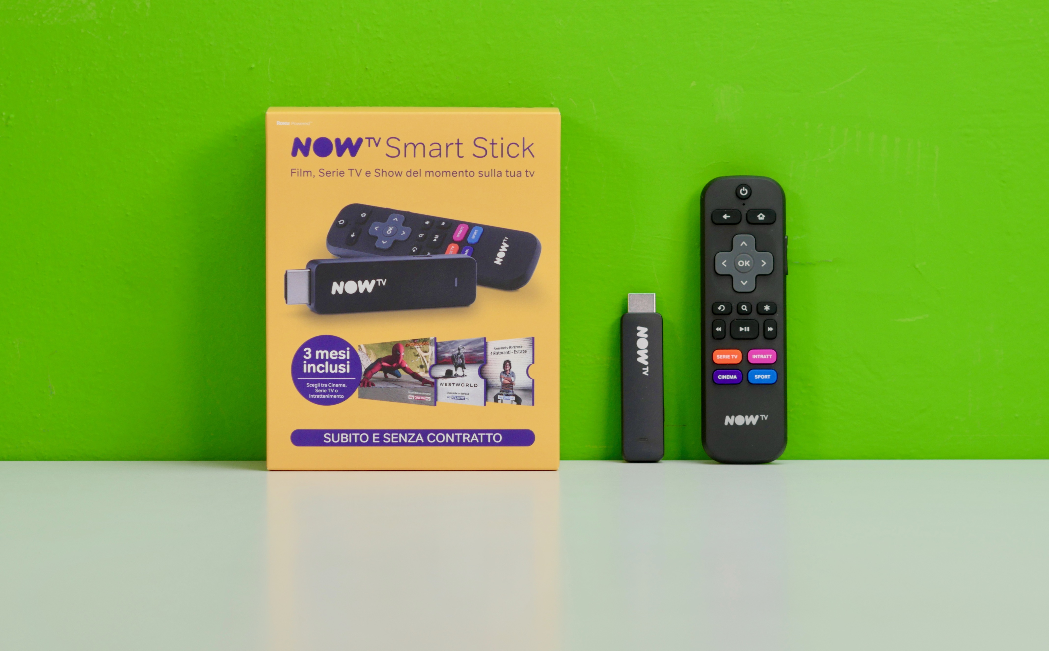 Con la chiavetta di NOW, rendi SMART ogni TV: 14€ più omaggio (-50%)