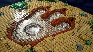 L’impronta del T-Rex LEGO