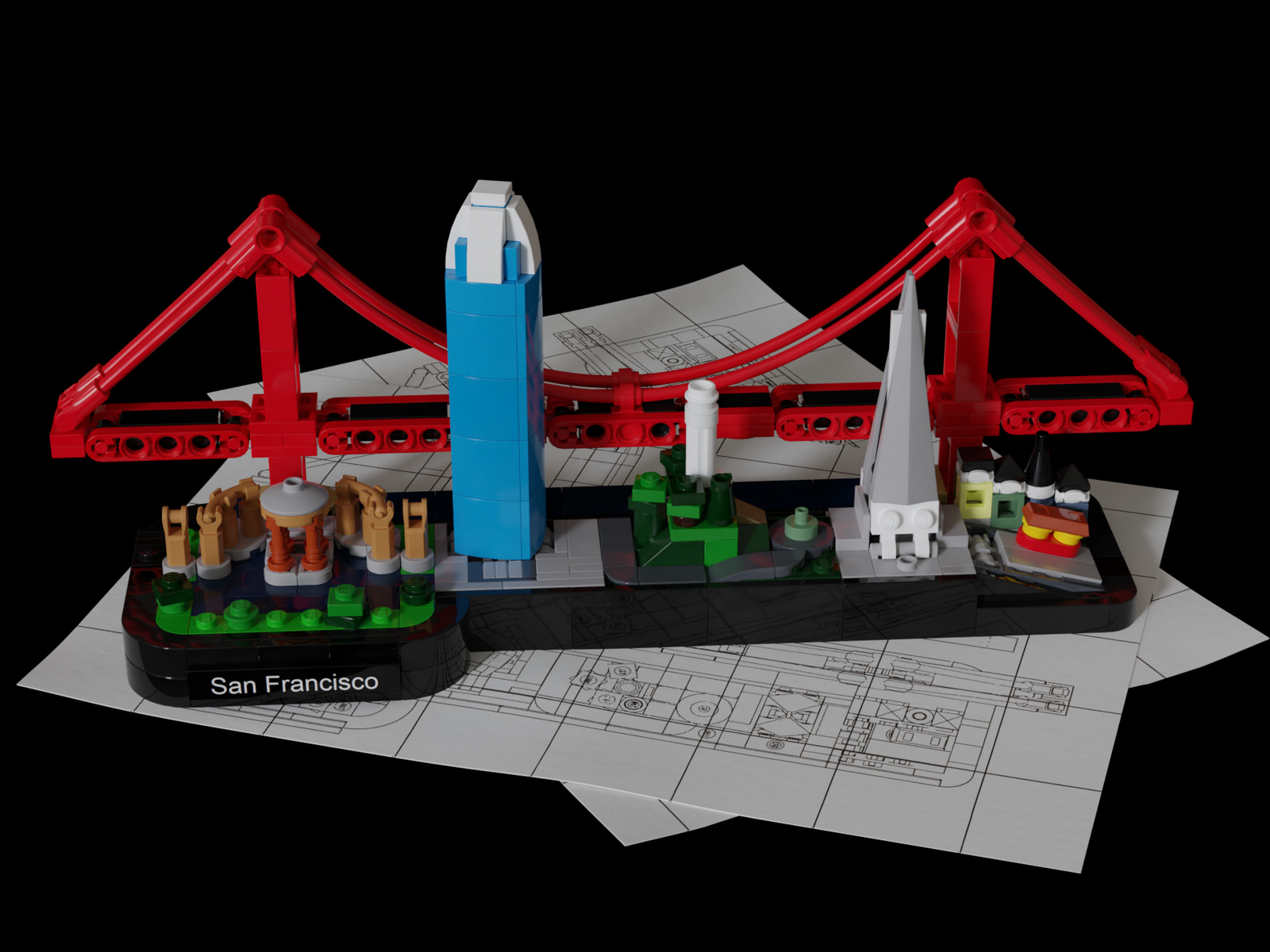 San Francisco e il contest LEGO legato al tema Architecture