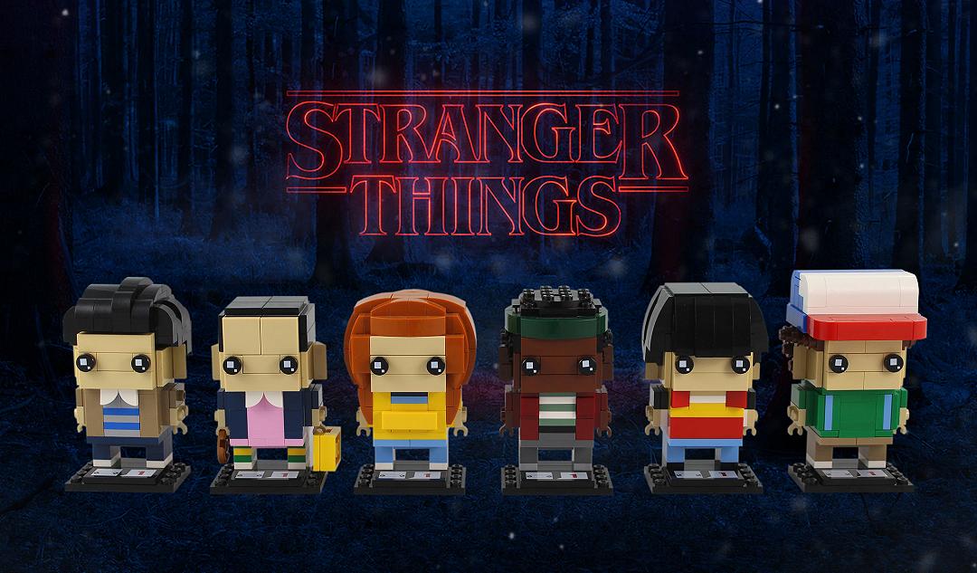 I personaggi di Stranger Things in formato LEGO Brickheadz