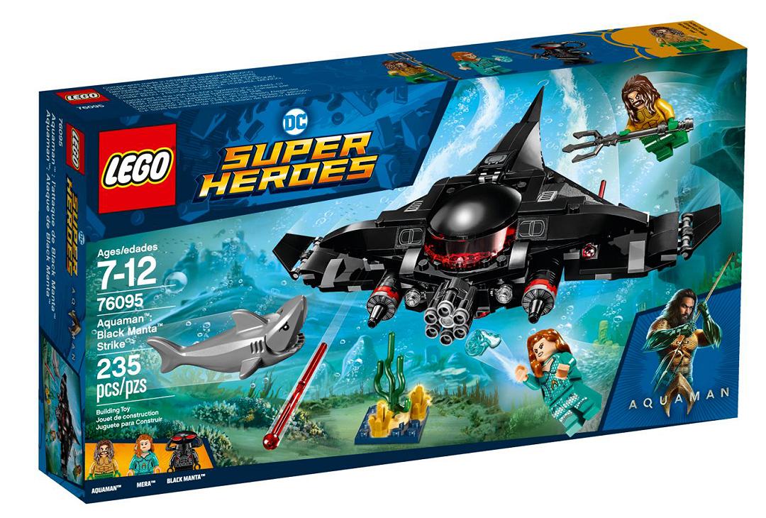 Ufficializzato al SDCC il set LEGO 76095 Aqua Man: Black Manta Strike