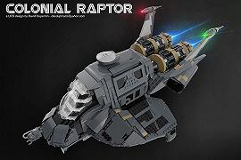 Disponibili le istruzioni della MOC Colonial Raptor LEGO UCS di David