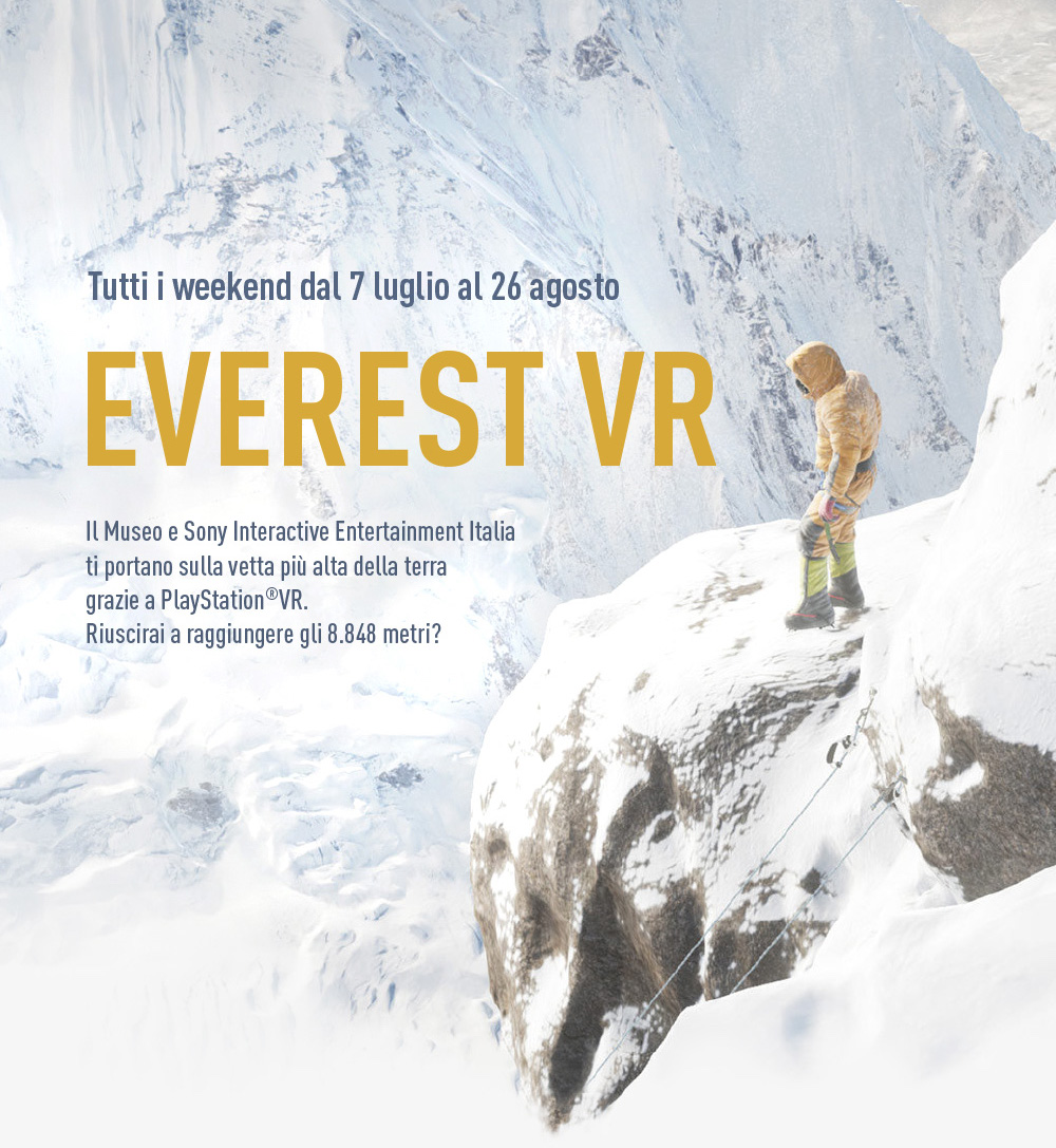 Everest VR al Museo della Scienza e della Tecnologia di Milano