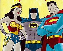 Super Powers Batman, Wonder Woman e Superman Maquette by Tweeterhead