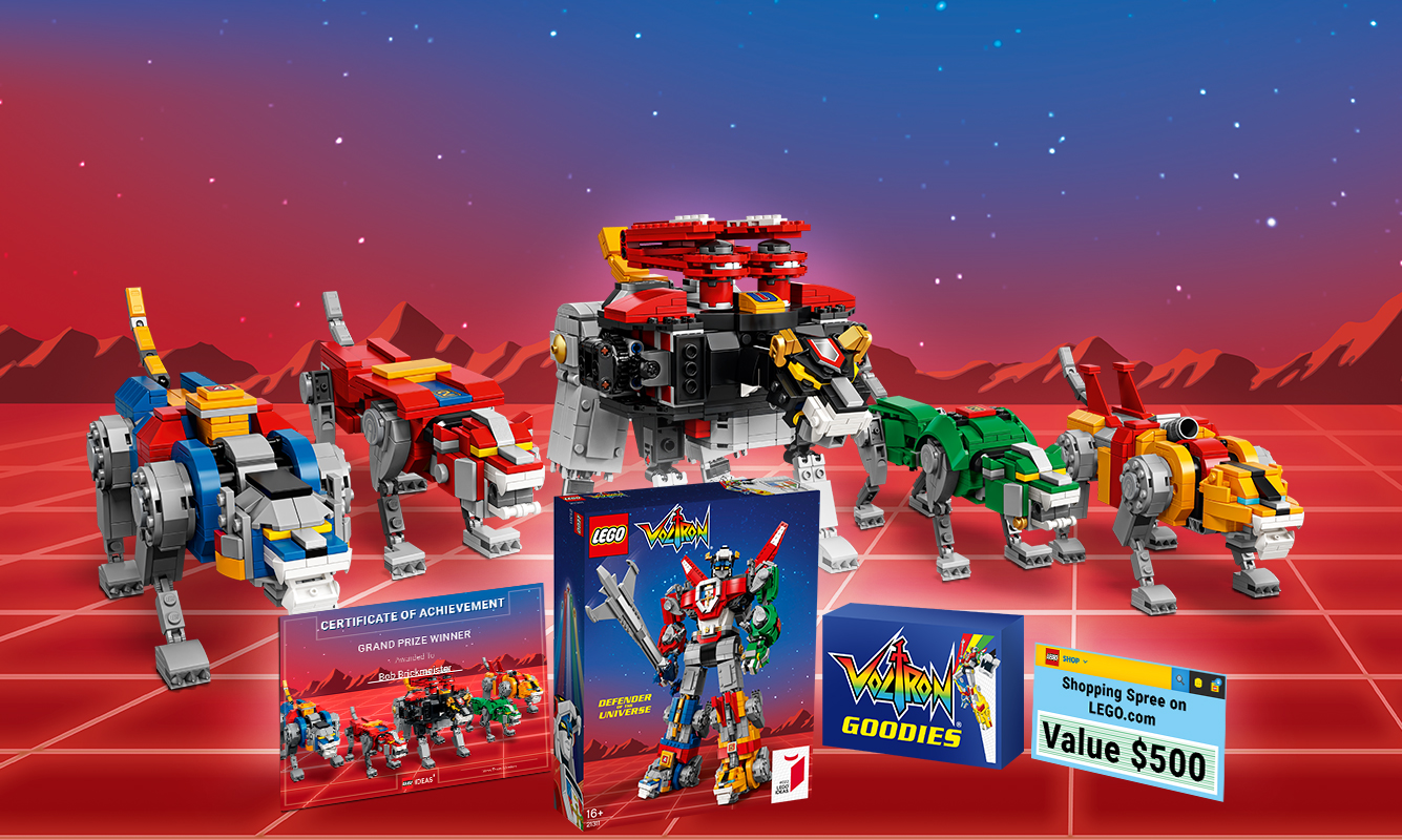 Su LEGO Ideas parte il nuovo contest a tema Voltron