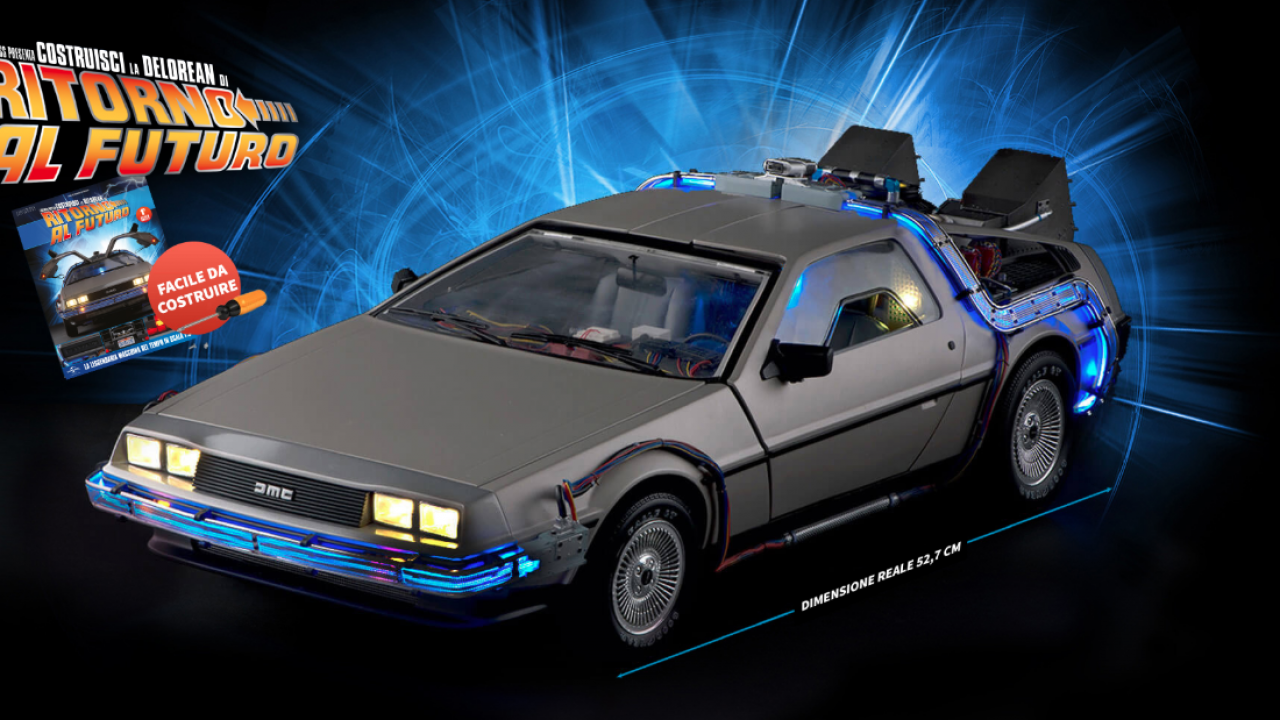 DeLorean DMC-12: nuovo modello Die-Cast in scala 1:8 di Eagle Moss