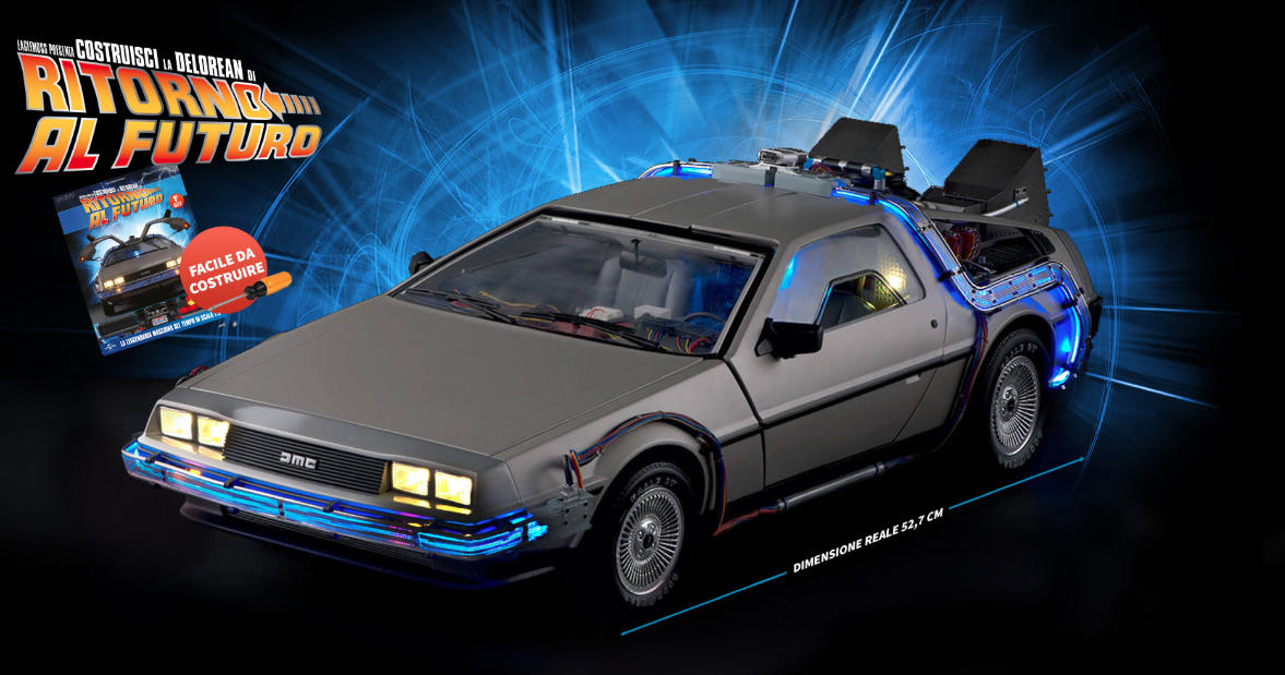 DeLorean DMC-12: nuovo modello Die-Cast in scala 1:8 di Eagle Moss