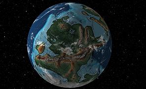 La Terra vista com’era milioni di anni fa