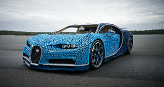 Rivelata la Bugatti Chiron LEGO Technic a grandezza naturale