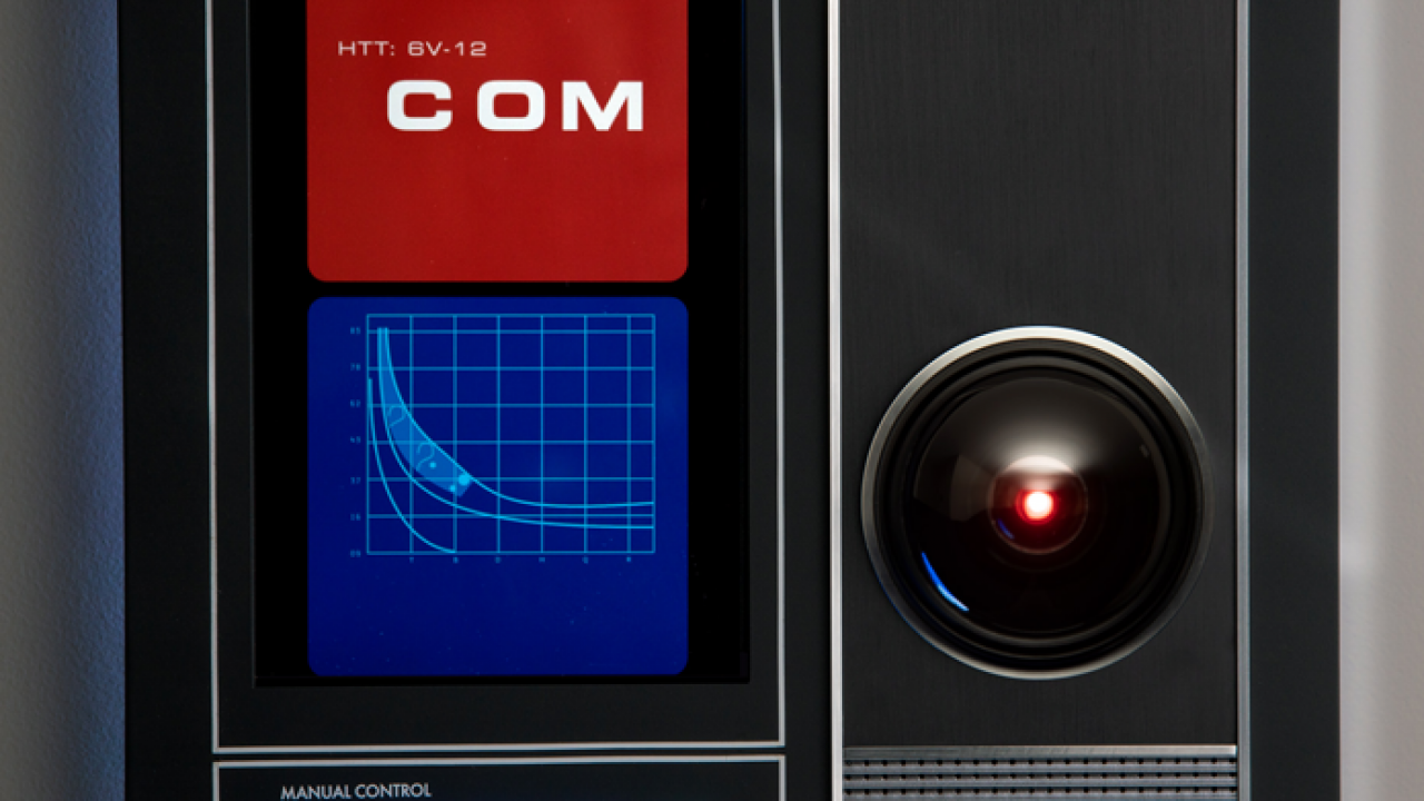 HAL9000 Prop Replica Bluetooth Speaker e Voice Interactive Command Console