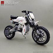 La moto tamarra White Knight in versione LEGO