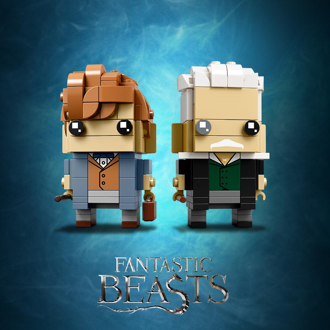 Prima immagine ufficiale dei BrickHeadz LEGO dal nuovo film di Animali Fantastici 2