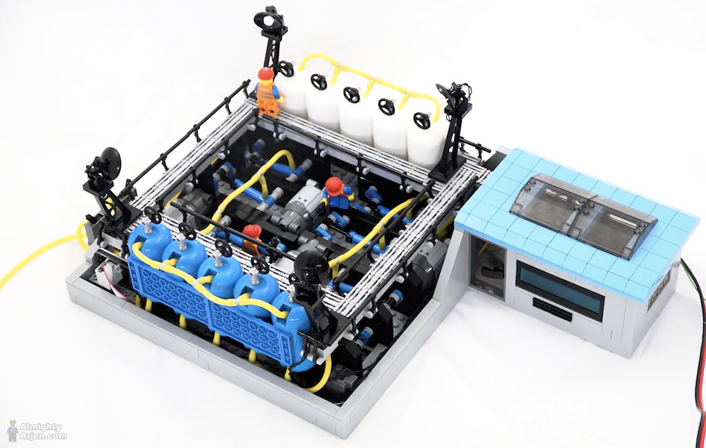 Creato un compressore ad aria grazie ad Arduino e LEGO