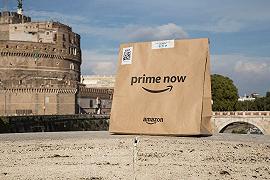 Amazon Prime Now arriva anche a Roma